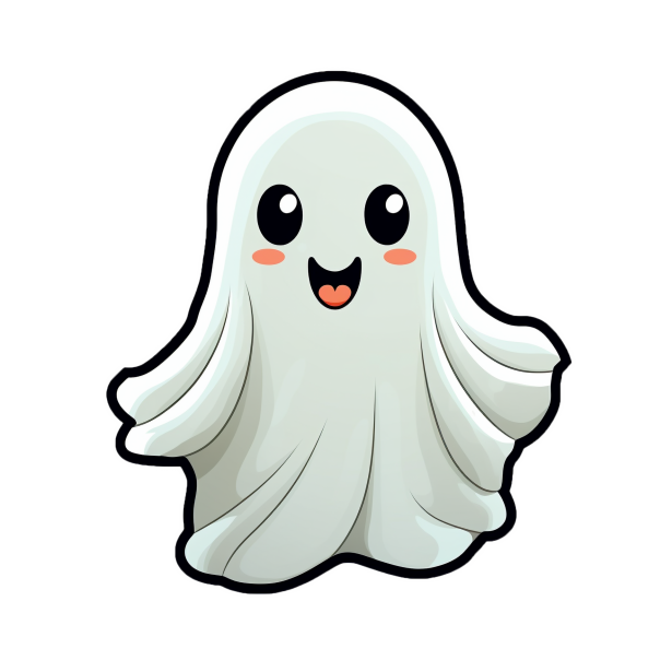 Halloween Ghost Sticker Free Stock Photo - Public Domain Pictures