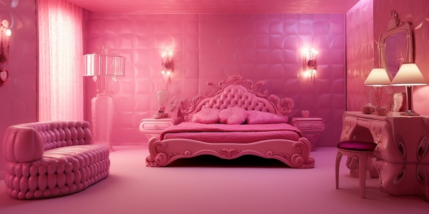 Pink Room Interior Free Stock Photo - Public Domain Pictures