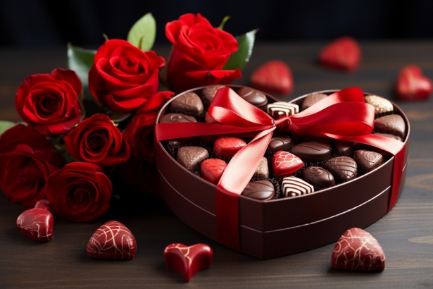 Regalo di caramelle di San Valentino art Immagine gratis - Public Domain  Pictures