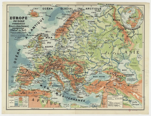 Vintage Europe Map Free Stock Photo - Public Domain Pictures