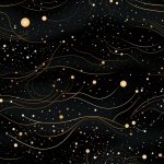 Black and Gold Seamless Art