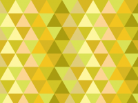 Design a triangolo di colore giallo bril