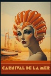 Poster de călătorie Carnaval by the Sea