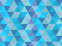 Cool blue colour triangle design