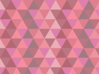 Poros rózsaszín színű háromszög kialakít