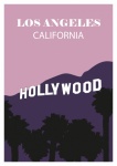 Hollywood cestovní plakát umění