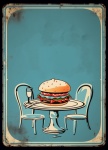 Vintage Hamburger Cafe