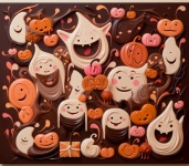 Halloween Candy Faces