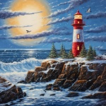 Christmas Lighthouse