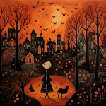 Halloween Eve Village