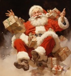 Santa Claus And Presents