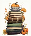 Podzimní knihy kalendář umění
