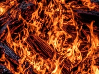 Foc de tabără foc de fundal flacără
