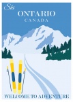 Cartel de viaje de Ontario, Canadá