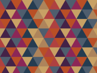 Rustic Colour Triangle Design