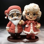 Santa And Mrs Clause Figures