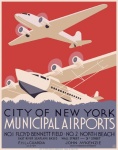 Vintage Airports Poster