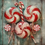 Vintage peppermint candy