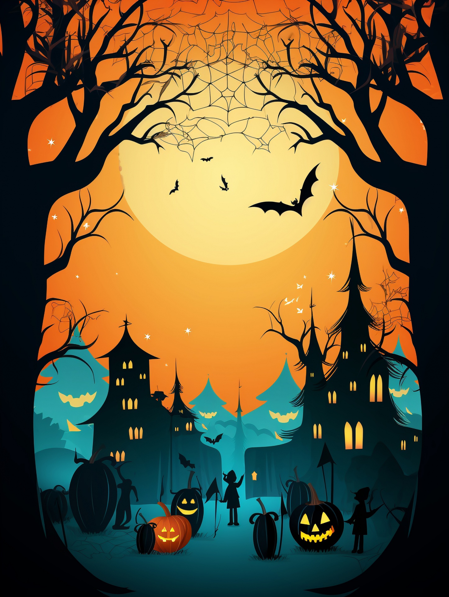 Cute Halloween Card Free Stock Photo - Public Domain Pictures