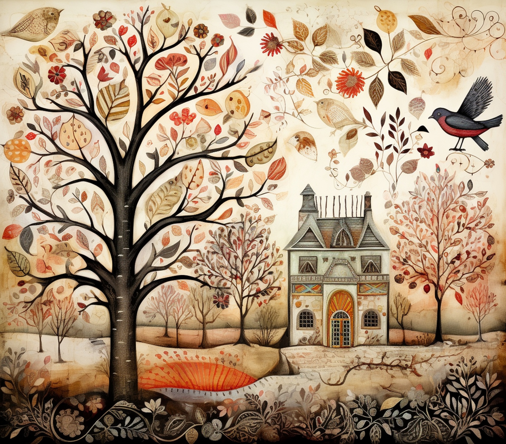 Autumn Calendar Art Free Stock Photo - Public Domain Pictures