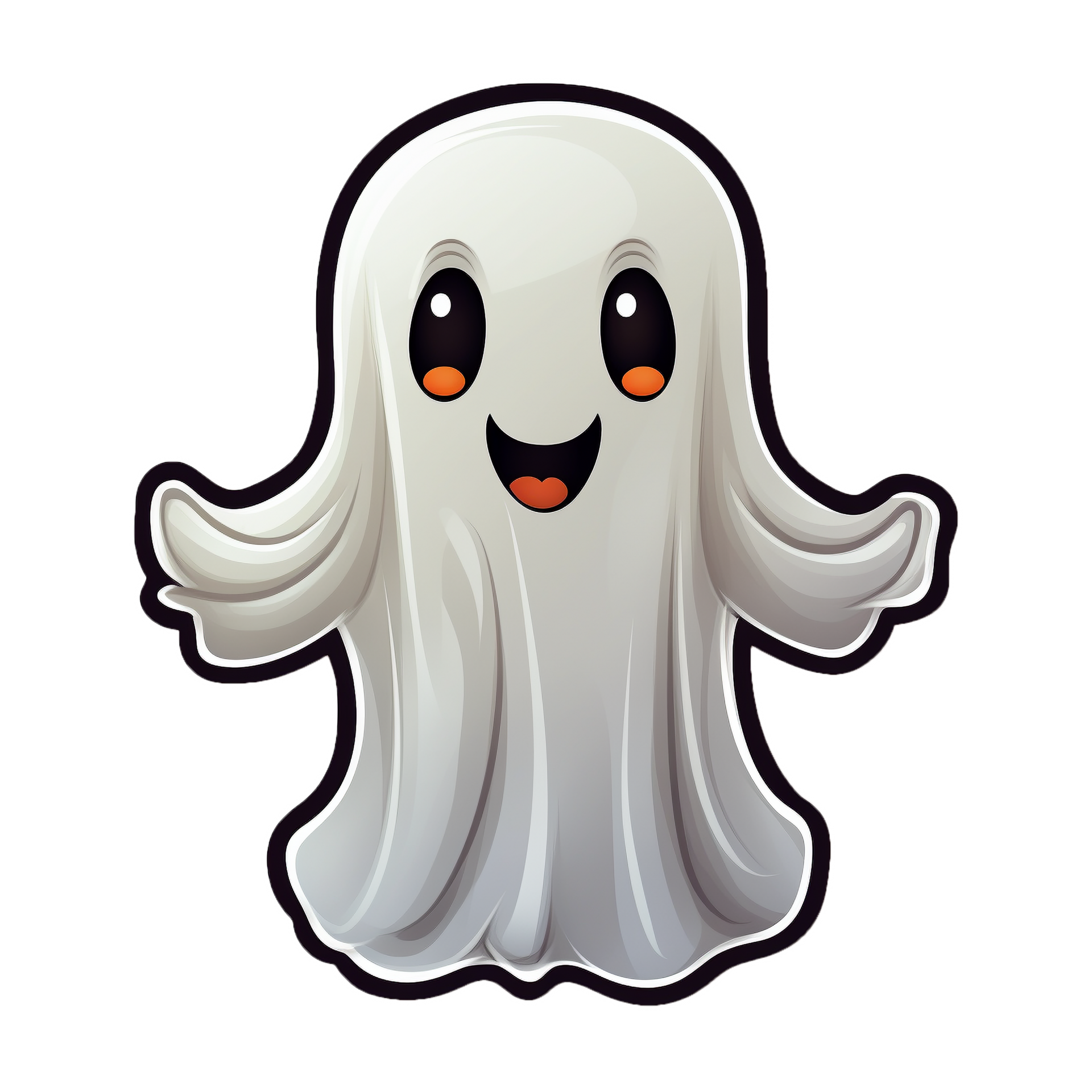 Halloween Ghost Sticker Free Stock Photo - Public Domain Pictures