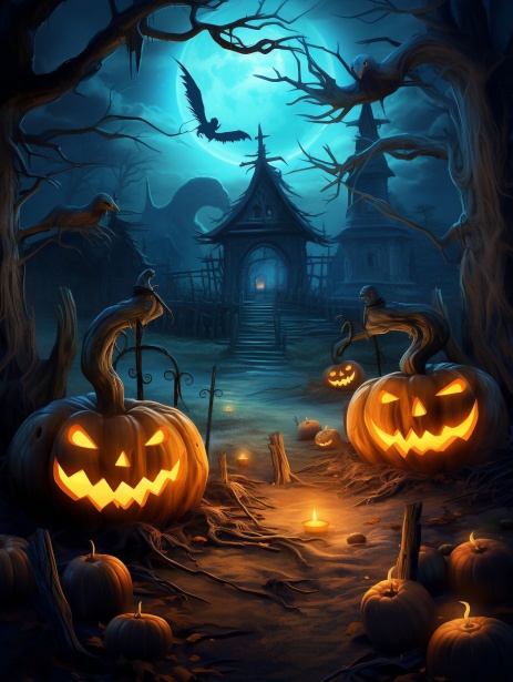 Dark Halloween Path Free Stock Photo - Public Domain Pictures