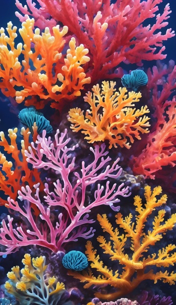 Coral Reef Art Illustration Free Stock Photo - Public Domain Pictures