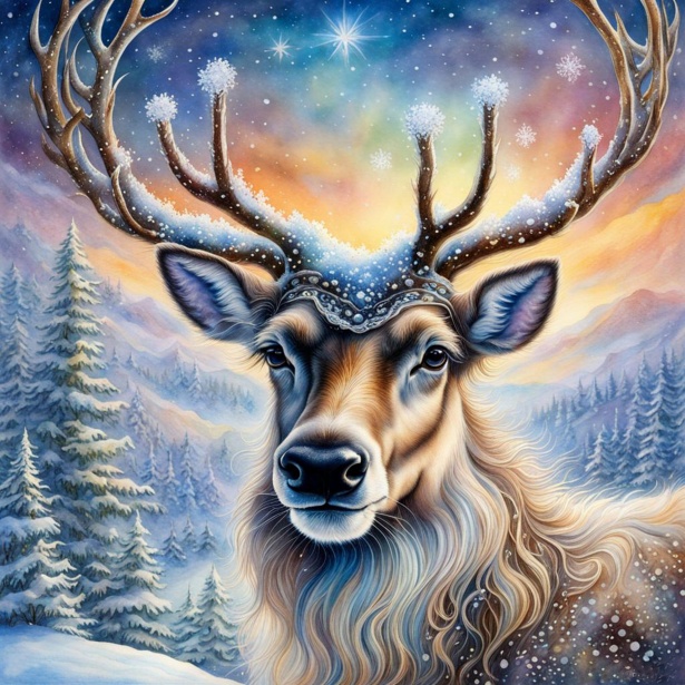 Magical Reindeer Free Stock Photo - Public Domain Pictures