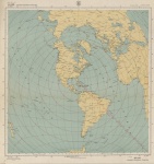 Azimuthal Equidistant Map 1945