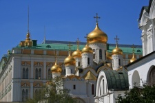 Golden domes of annunciation church