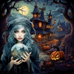 Vrăjitoare de noapte de Halloween