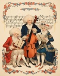 Рождественские викторианские музыканты