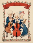 Рождественские викторианские музыканты