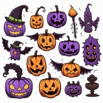 Halloween Jack-o-lantern Background