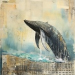 Současné digitální umění velryb