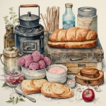 Pane vintage e arte alimentare