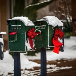 Christmas Snowy Mail box photo