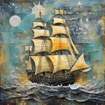 Pictura navă pirat Art