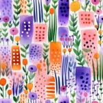 Abstraktní fialový akvarelový papír