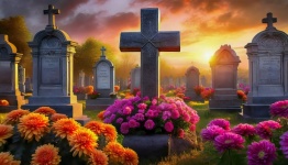 Cimitir, Ziua Tuturor Sufletelor, Crizan