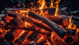Campfire Flames Background