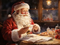 Mleko i ciasteczka dla Świętego Mikołaja