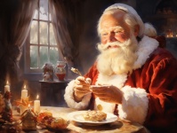 Mleko i ciasteczka dla Świętego Mikołaja