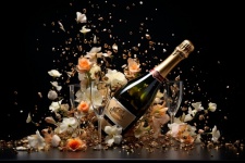 Silvester-Champagner