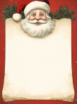 Santa Claus a prázdná deska