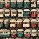 Zabawka pociągów wzór