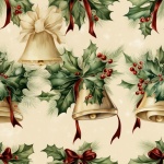 Vintage Christmas Seamless Pattern