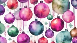 Christmas background watercolor