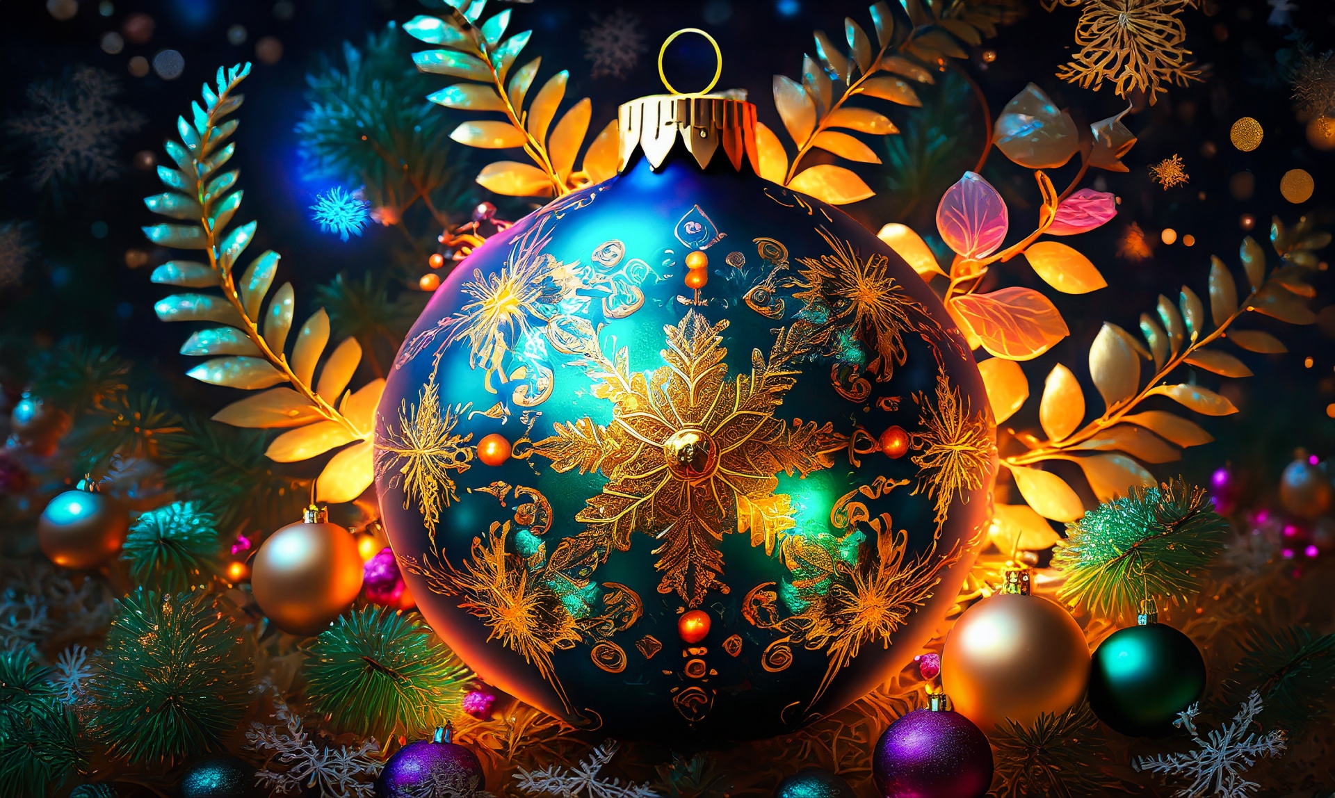 Christmas Ball Background Free Stock Photo - Public Domain Pictures
