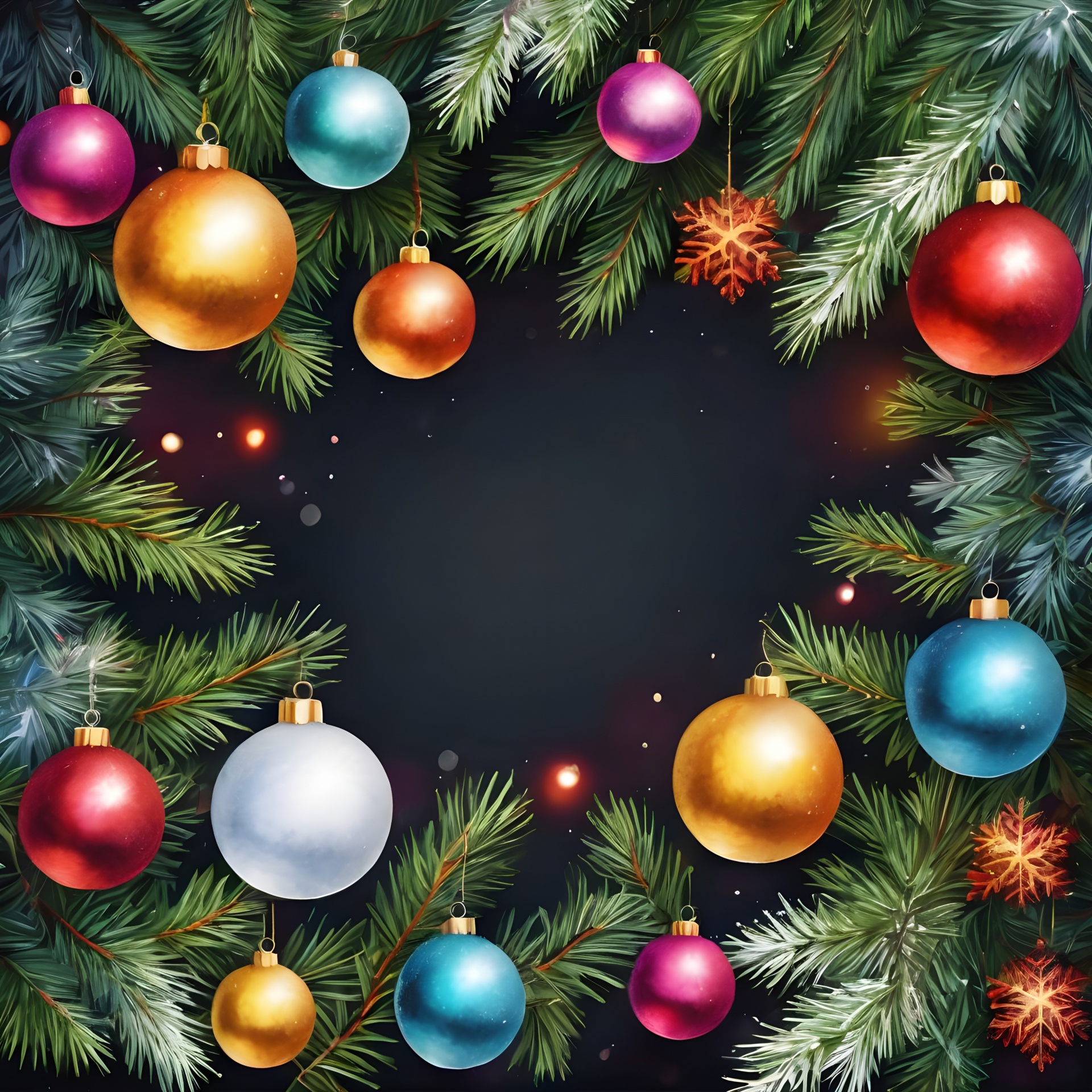 Christmas Frame Background Free Stock Photo - Public Domain Pictures